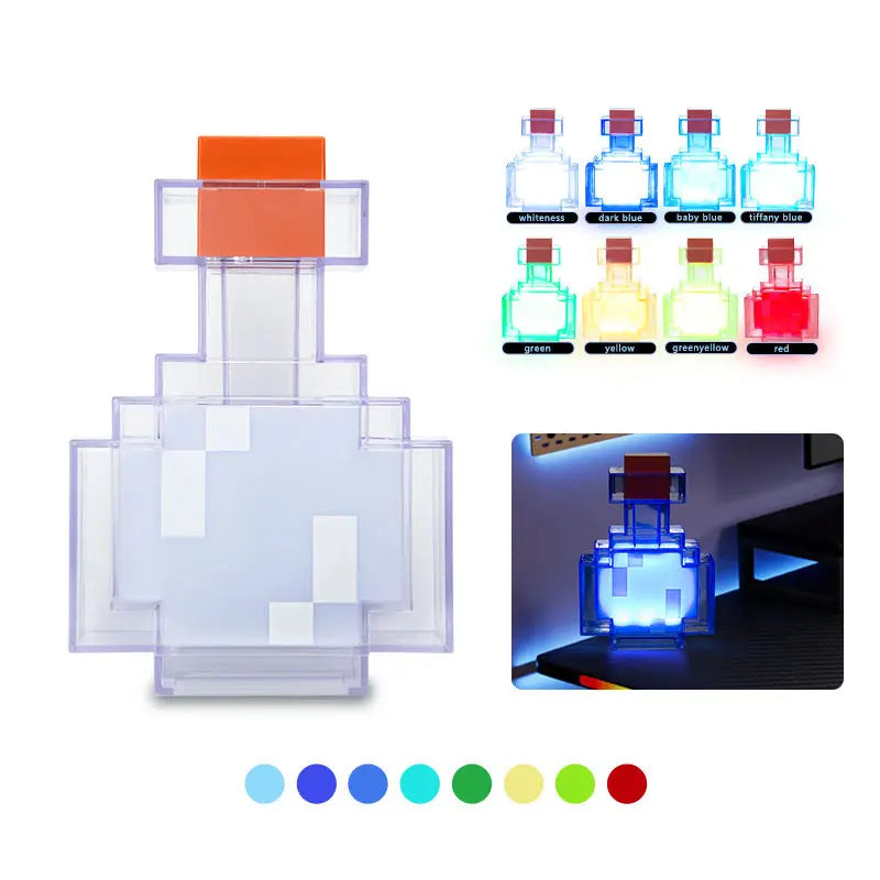 Minecraft Potion Bottle 8-Color changing