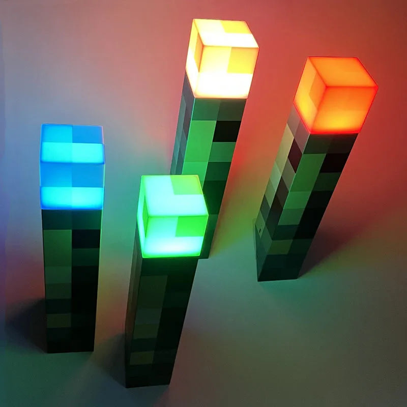 Minecraft Brownstone Torch -4 Color Changing